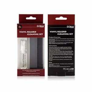 CLAW GOKA R04 Vinyl Record Cleaning Kit (2 in 1) – Velvet Brush & 10 ML Cleaning Solution