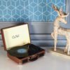 CLAW Stag Portable Vinyl Record Player Turntable with Built-in Stereo Speakers (Brown) - Image 7