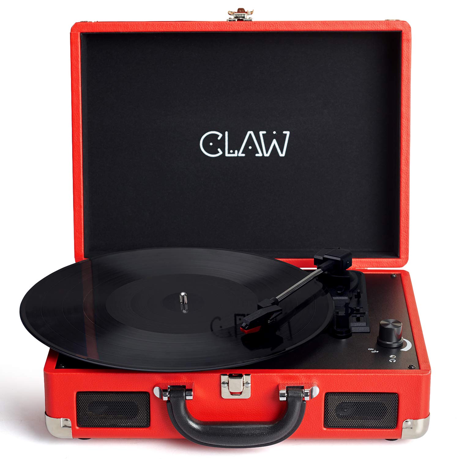 Portable Suitcase Record Player | Vintage Vinyl Record Player