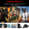 CLAW G13 Triple Driver Gaming Earphones with Boom Mic - Black - Image 4