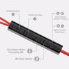 CLAW G13 Triple Driver Gaming Earphones with Boom Mic - Red - Image 5