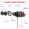 CLAW G9X Gaming Earphones with Boom Mic - Red - Image 2