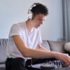 CLAW SM50 Professional Studio Monitoring DJ Headphones with 2 detachable cables (2.8m Coiled Cable & 1.2m Straight Cable with Mic and In-line Controls) (Silver) - Image 7