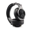 CLAW SM50 Professional Studio Monitoring DJ Headphones with 2 detachable cables (2.8m Coiled Cable & 1.2m Straight Cable with Mic and In-line Controls) (Black/Red) - Image 2