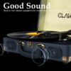 CLAW Stag Portable Vinyl Record Player Turntable with Built-in Stereo Speakers (Dark Blue) - Image 7