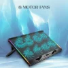 CLAW Iceberg F4 - 8 Motor Laptop Cooling Pad with Adjustable Height and LCD Display - Image 4