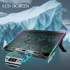 CLAW Iceberg F4 - 8 Motor Laptop Cooling Pad with Adjustable Height and LCD Display - Image 3
