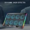 CLAW Iceberg F4 - 8 Motor Laptop Cooling Pad with Adjustable Height and LCD Display - Image 2