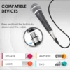 CLAW Raag MI58 Dynamic XLR Karaoke Wired Handheld Microphone with On/Off Switch and 16.4Ft Detachable Cable - Image 7