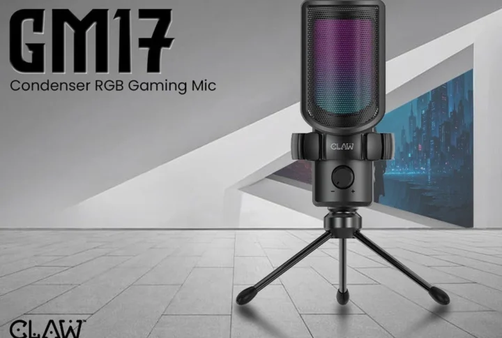 CLAW GM17 USB RGB gaming condenser microphone kit launched