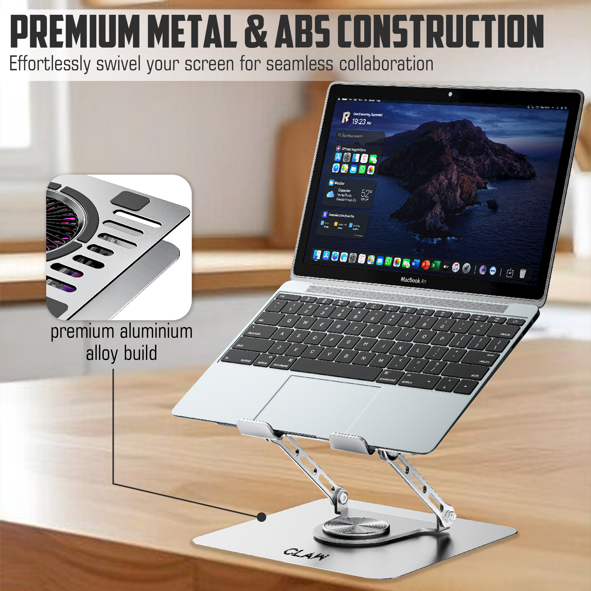 Premium Metal & ABS Construction Premium Metal & ABS Construction